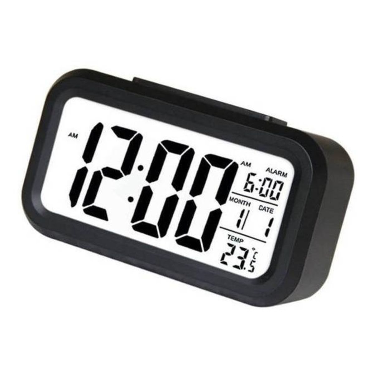 GENERICO - Reloj Despertador Digital con Pantalla LCD y Alarma