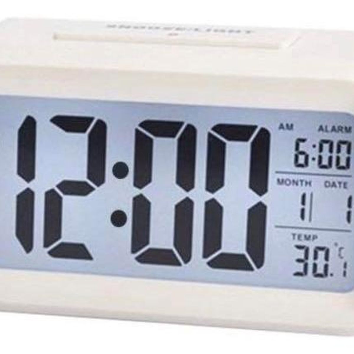 GENERICO - Reloj Despertador Digital con Pantalla LCD y Alarma