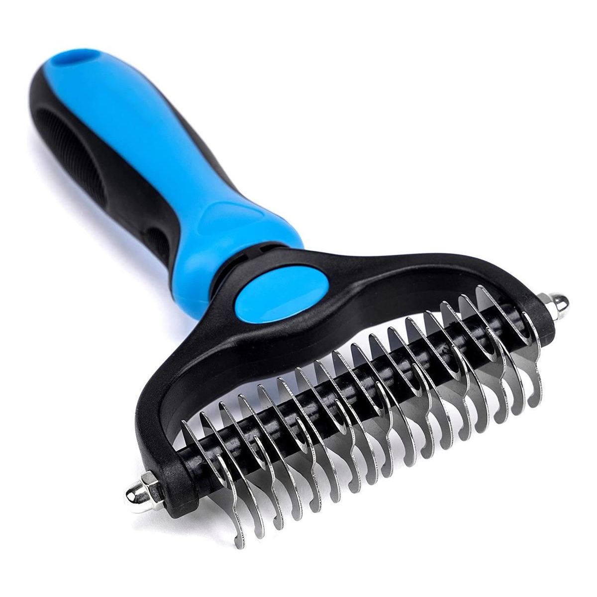 GENERICO - Cepillo Deslanador de Mascotas 2 en 1 para Perros y Gatos