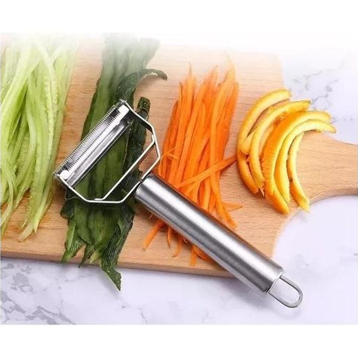 GENERICO - Pelador Rallador Multiuso de Acero Inoxidable