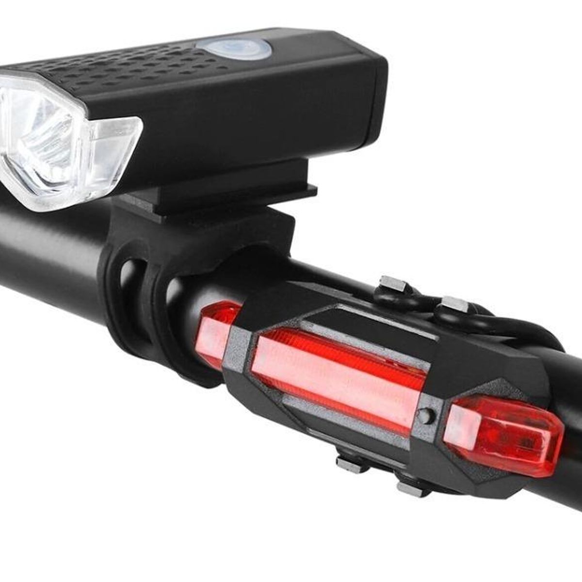 GENERICO - Set de Luces LED Recargables para Bicicleta