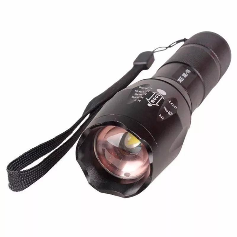 GENERICO - Linterna Táctica Recargable Zoom XL 6000 Lúmenes