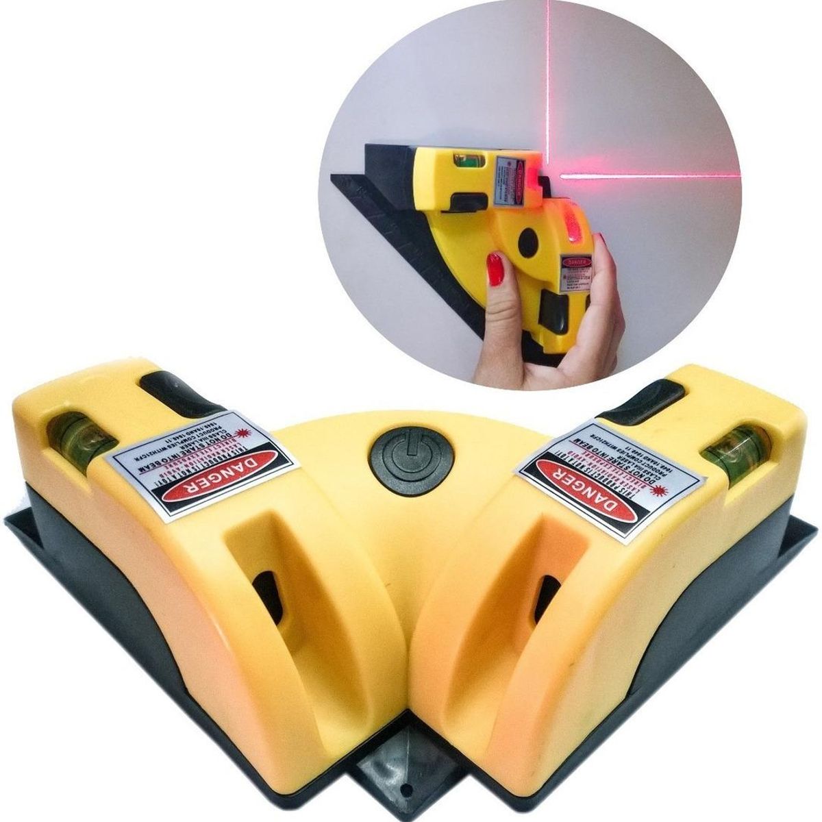 GENERICO - Nivel Láser de Escuadra 90° para Diseño de Superficies