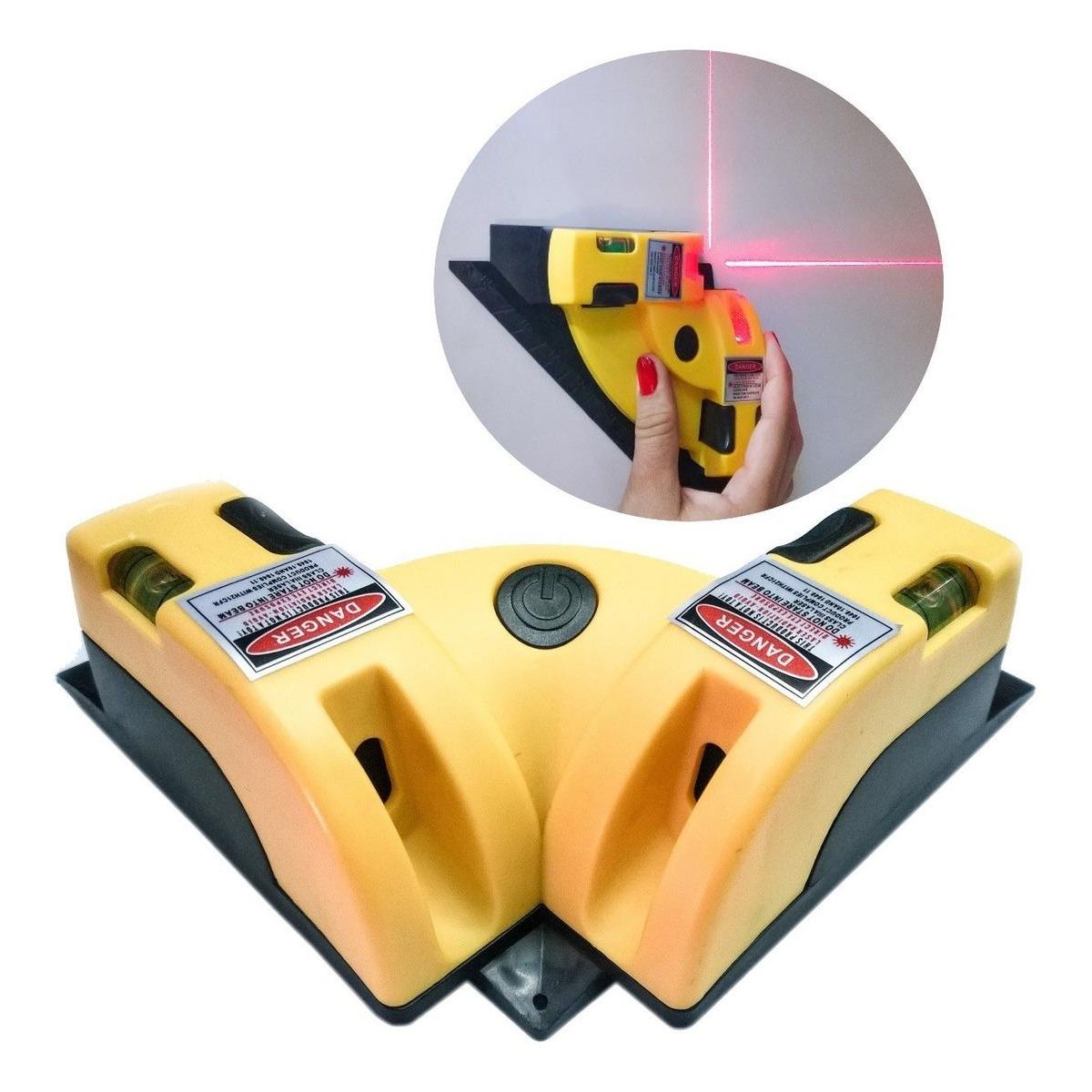 GENERICO - Nivel Láser de Escuadra 90° para Diseño de Superficies