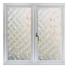 GENERICO - Rollo Vinilo Decorativo 3D para Ventanas - Privacidad y Estilo