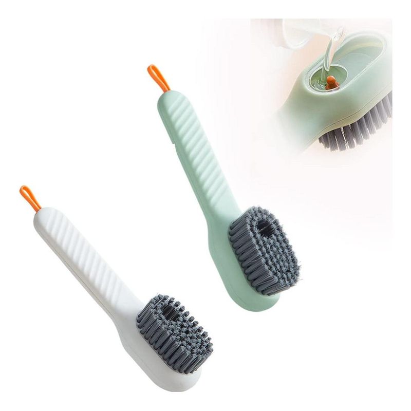 GENERICO - Set de 2 Escobillas Multiuso para Limpieza de Ropa y Zapatos