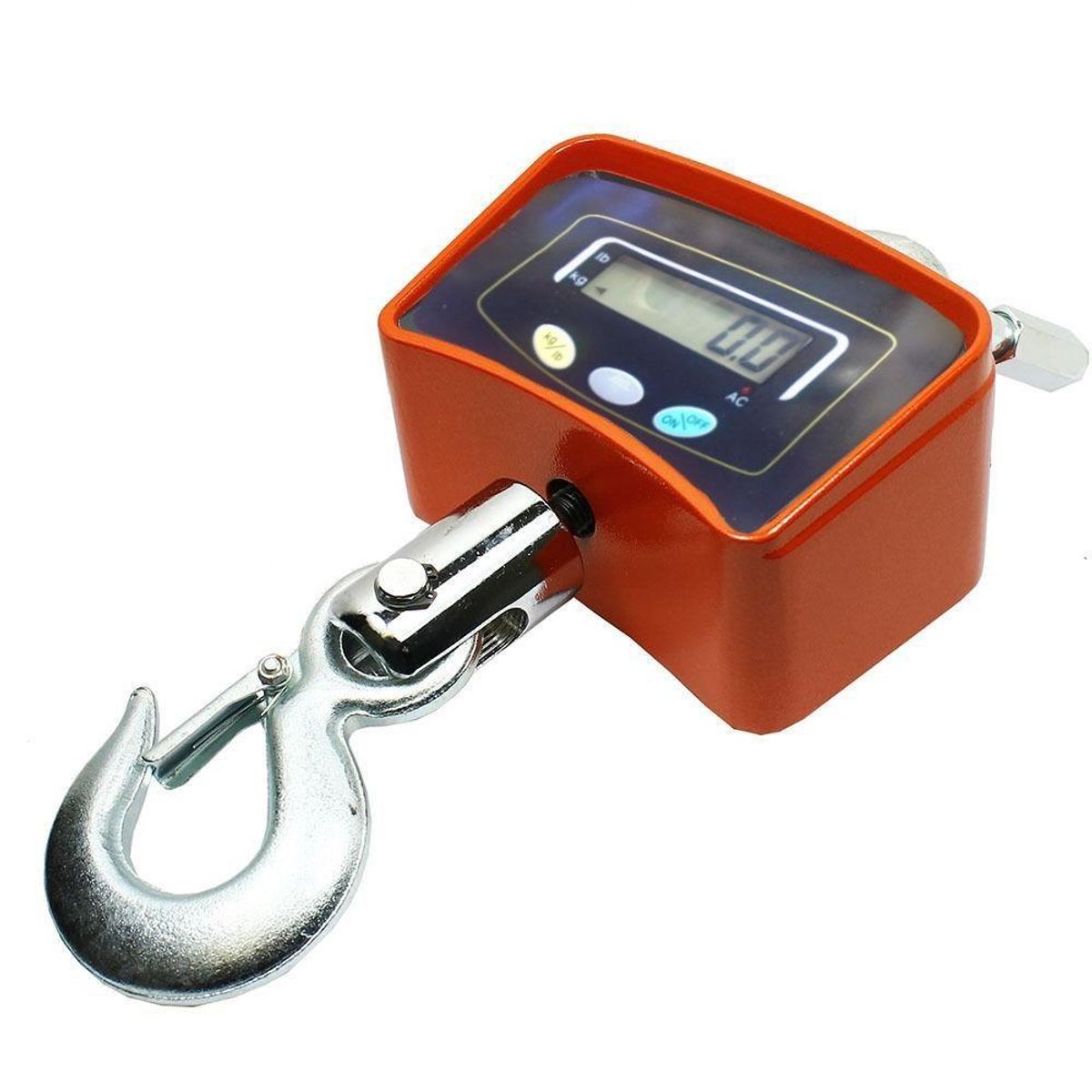 GENERICO - Escala Digital Portátil 1000kg con Gancho y Pantalla LCD