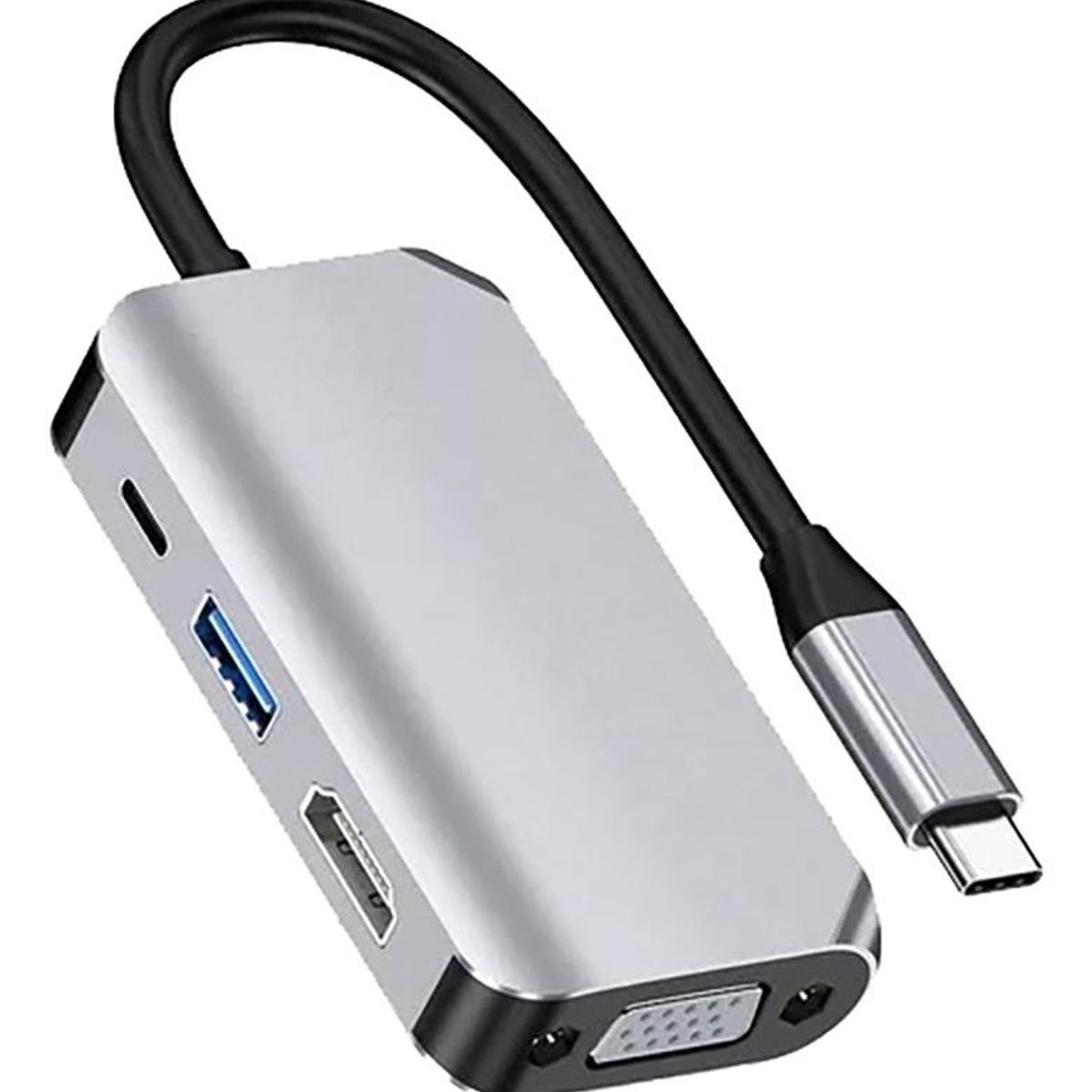 GENERICO - Adaptador Tipo-C a HDTV VGA y USB 30
