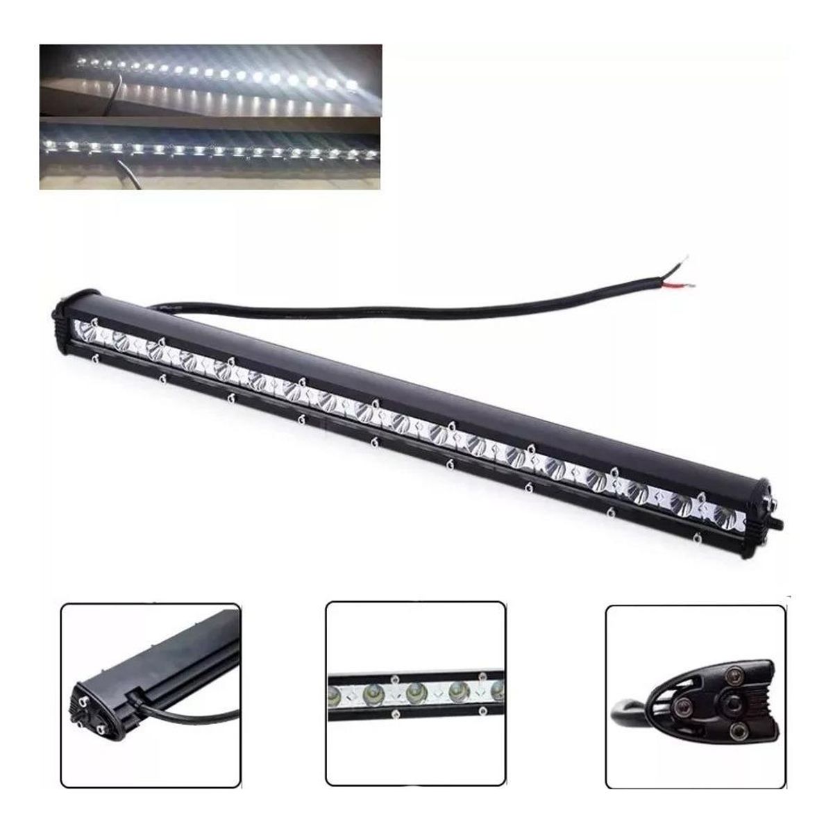 GENERICO - Barra Neblinero LED Slim 54W con 18 LEDs