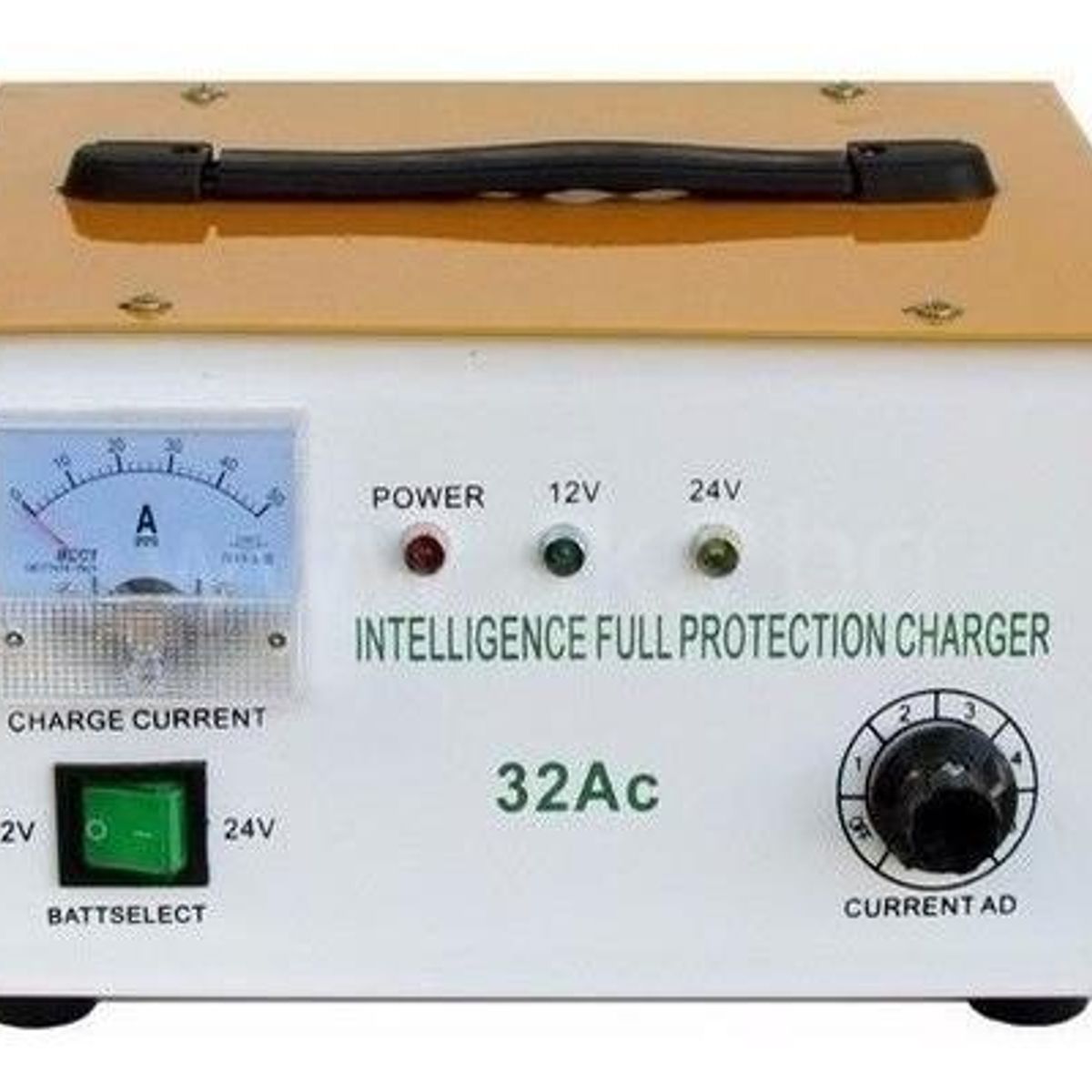 GENERICO - Cargador Inteligente de Batería 12V y 24V - 32A