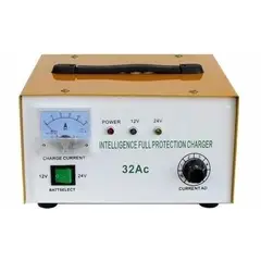 GENERICO - Cargador Inteligente de Batería 12V y 24V - 32A