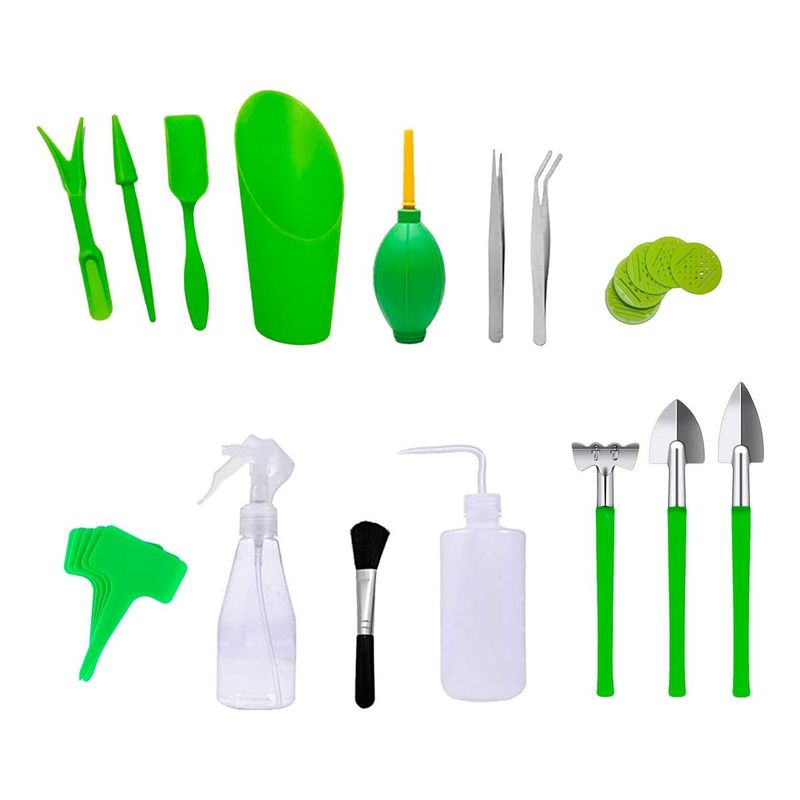 GENERICO - Kit de Herramientas Mini para Jardinería de 15 Piezas