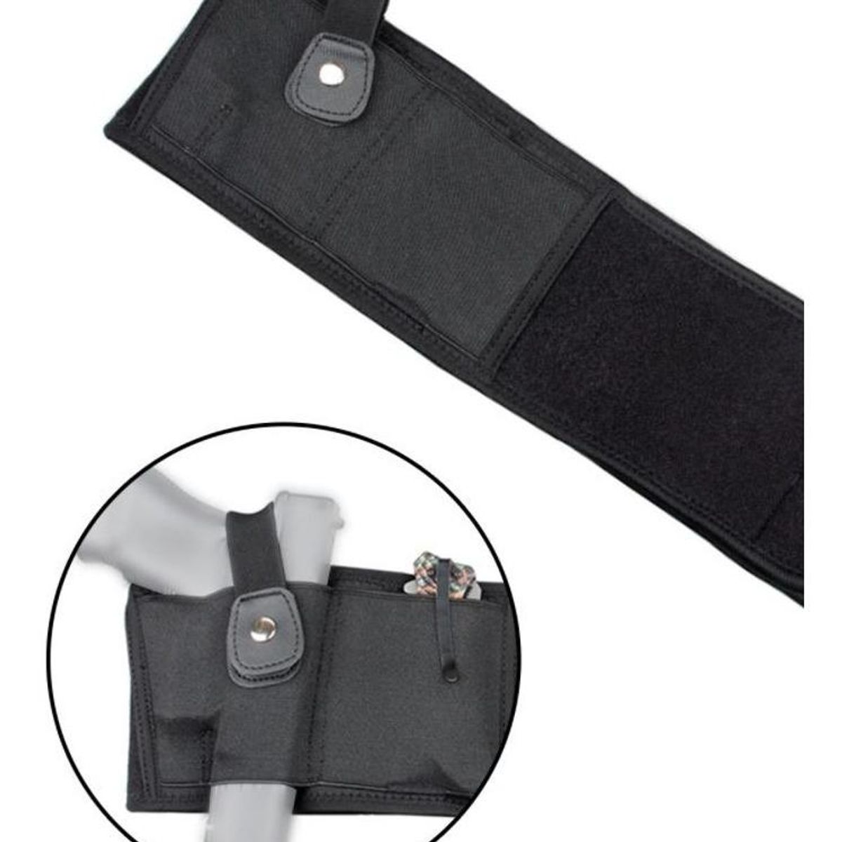 GENERICO - Faja Táctica Ajustable para Portar Pistolas en Paintball.