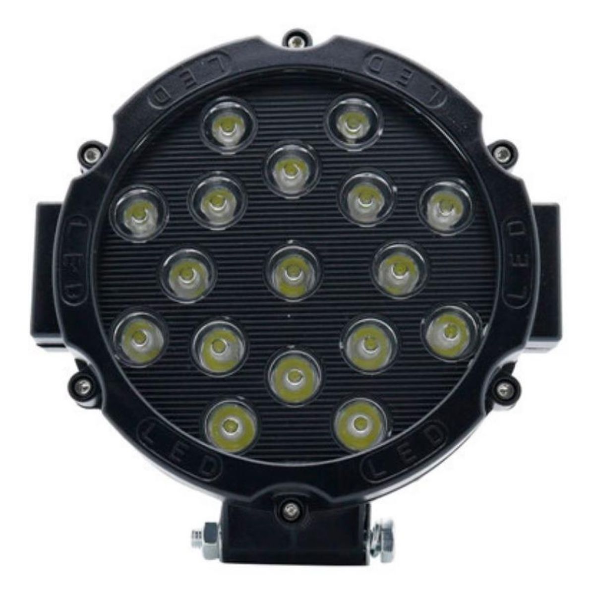 GENERICO - Pack de 2 Focos LED Neblinero Offroad 51W 6000K