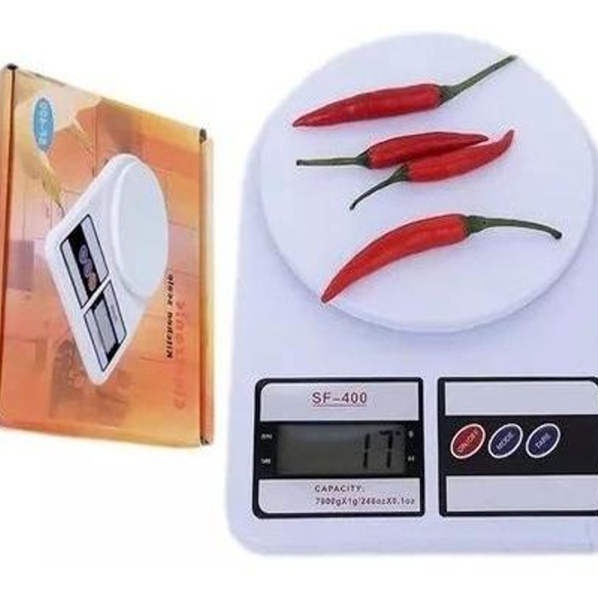 GENERICO - Balanza Digital de Cocina Precisa Hasta 10kg