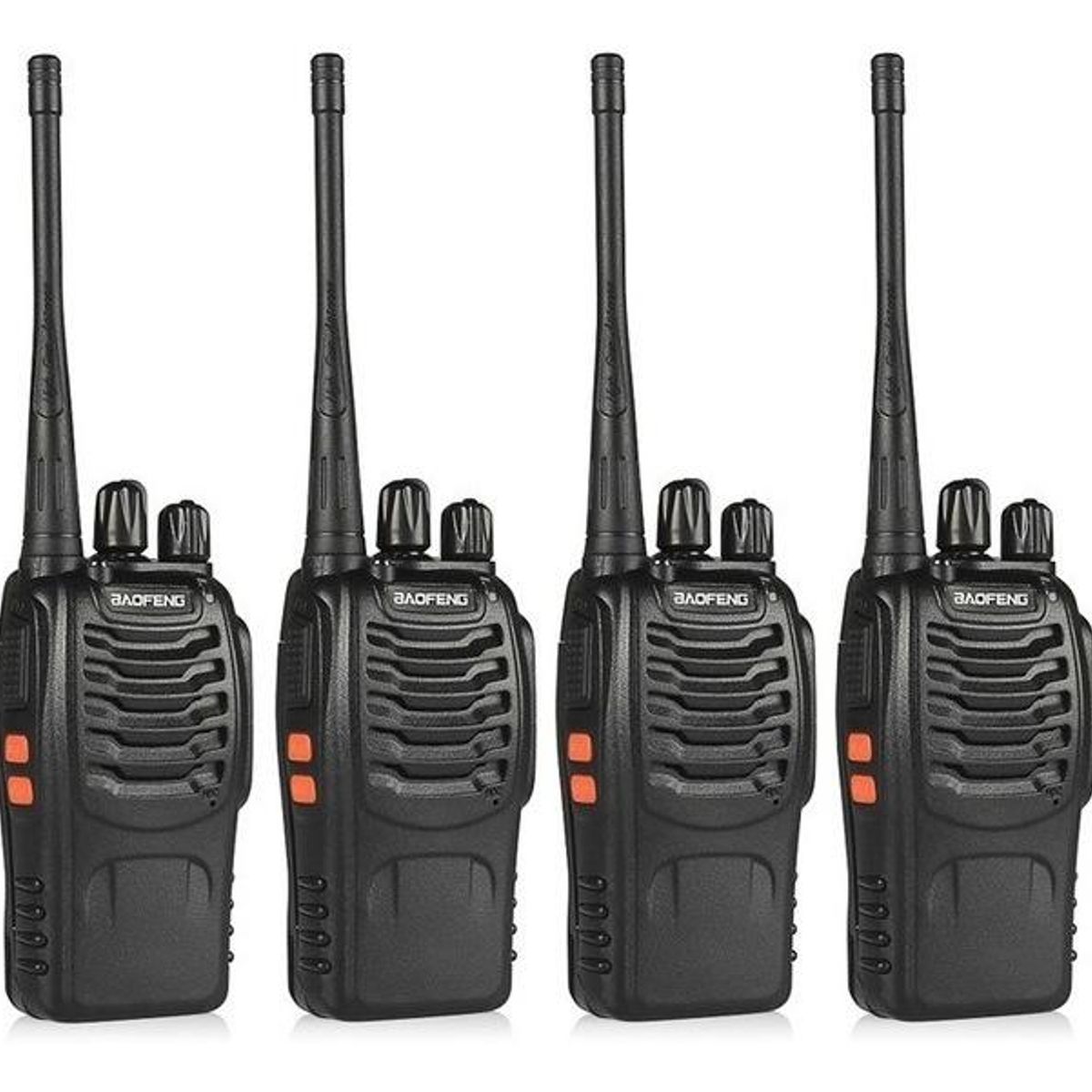 GENERICO - Pack de 4 Radios Walkie Talkie de Largo Alcance