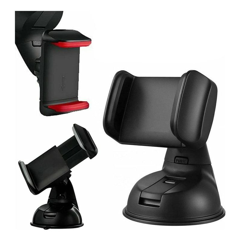 GENERICO - Soporte Celular Auto de Silicona con Ventosa de Gel
