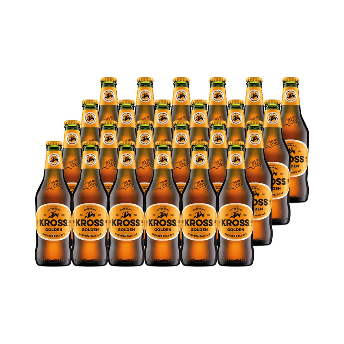 KROSS - 24x Cerveza Kross Golden Botellín 330cc