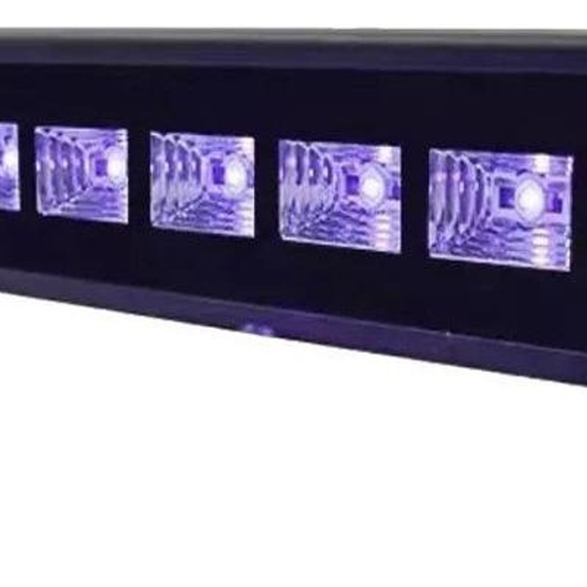 GENERICO - Luz LED UV Negra de 18 LEDs de 3W para Fiestas