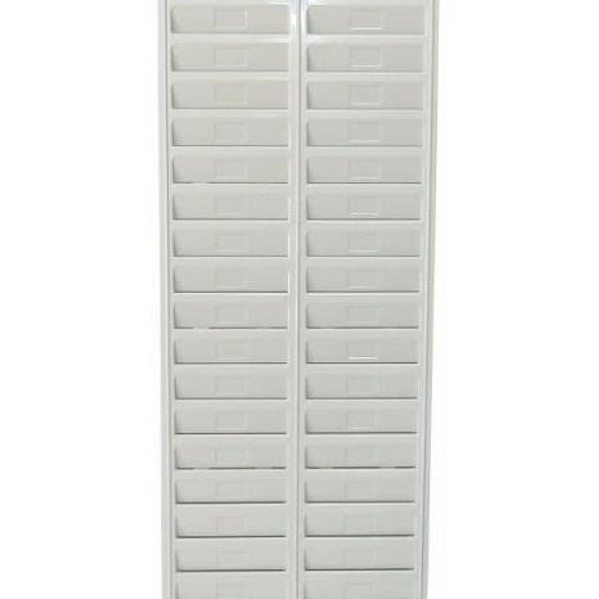 GENERICO - Tarjetero Plástico para Control de Asistencia 50 Tarjetas