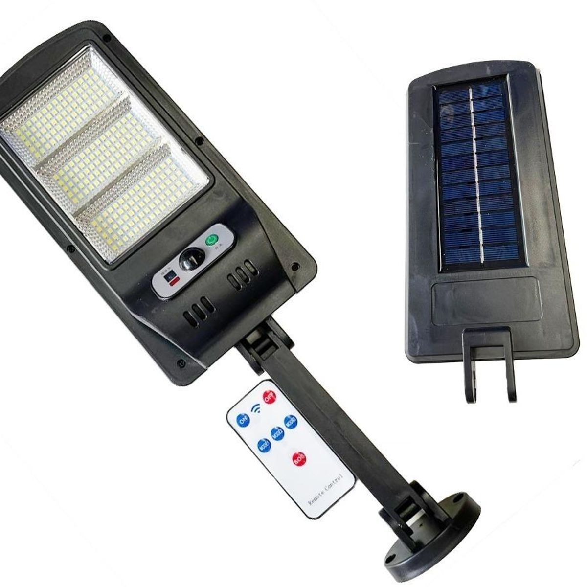 GENERICO - Foco Solar LED con Sensor de Movimiento y Soporte Incluido