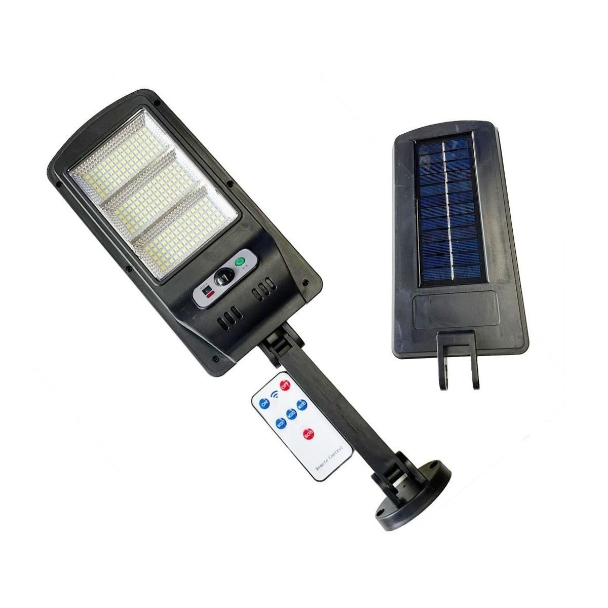 GENERICO - Foco Solar LED con Sensor de Movimiento y Soporte Incluido