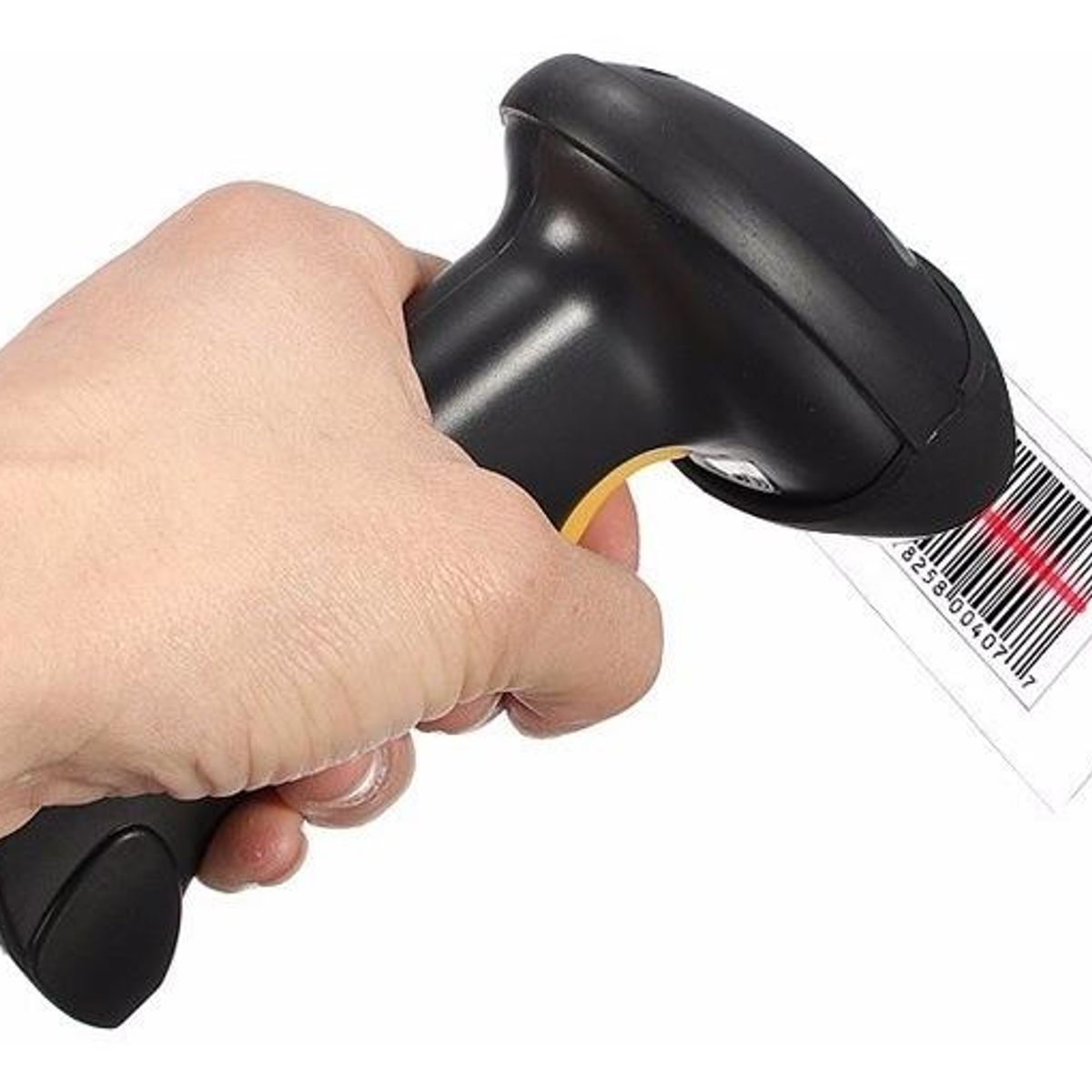 GENERICO - Lector de Código de Barras Láser USB de Mano