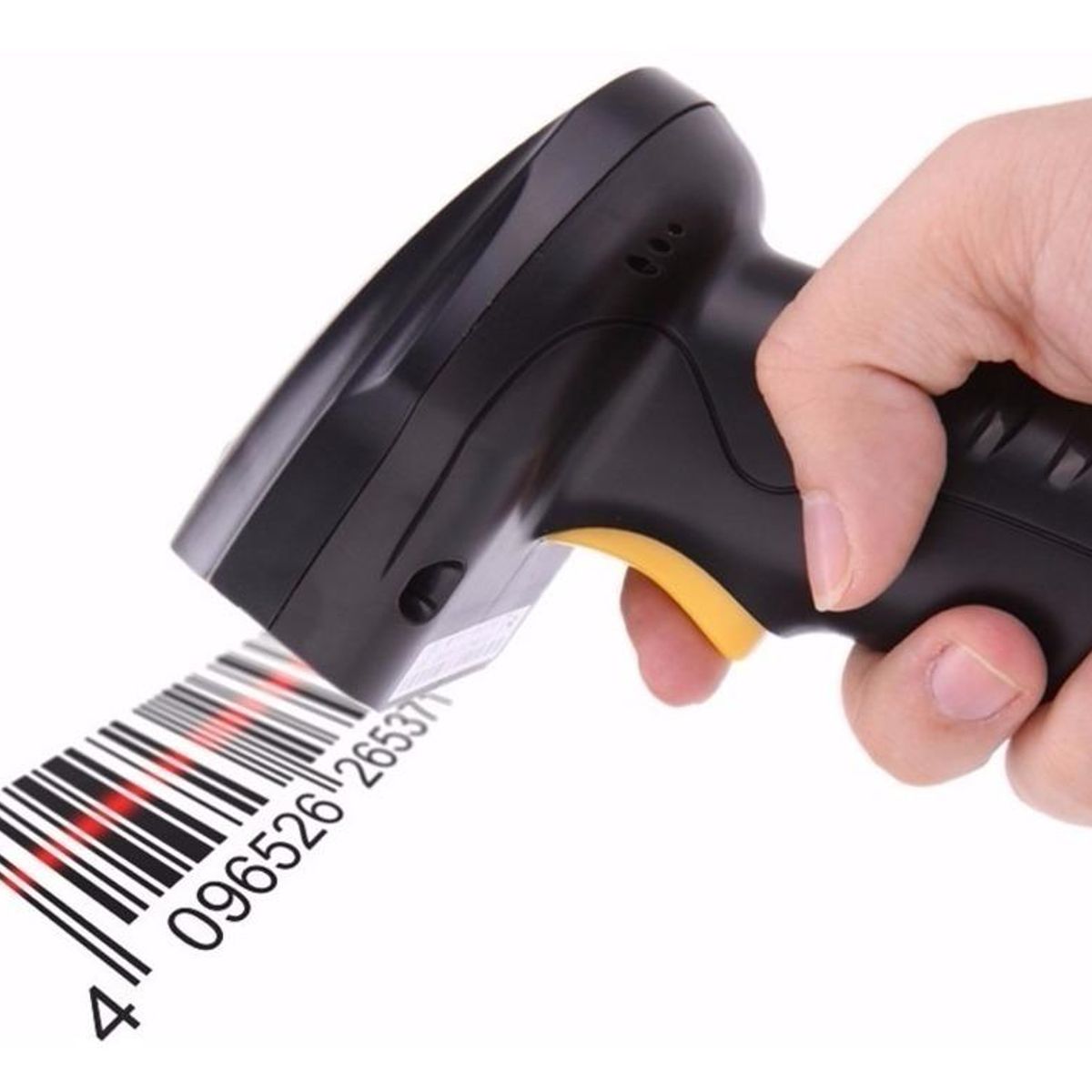 GENERICO - Lector de Código de Barras Láser USB de Mano