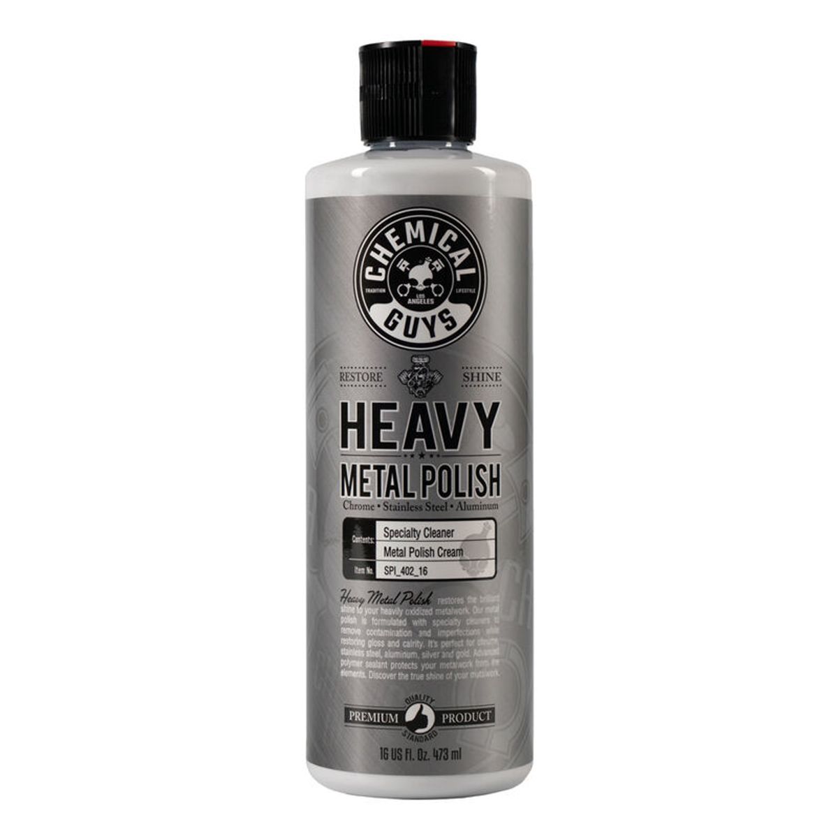 CHEMICAL GUYS - Pulimento metales Chemical Guys Heavy Metal Polish - 473 ml
