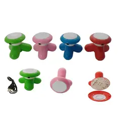 GENERICO - Pack de 3 Mini Masajeadores Ergonómicos para Cuello y Cuerpo