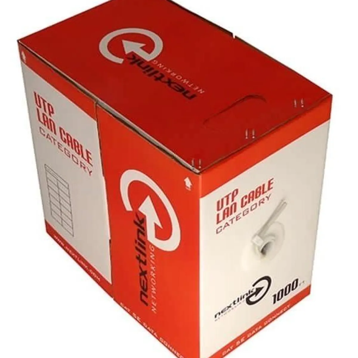 GENERICO - Cable de Red UTP Cat 5e 305 metros para Uso Interior