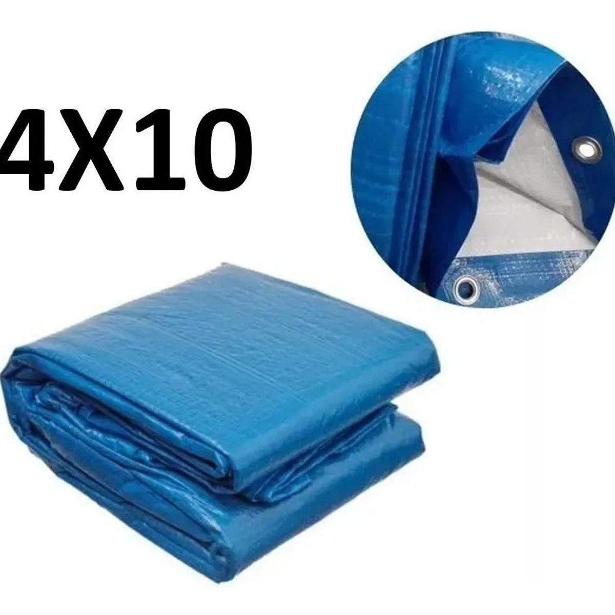 GENERICO - Lona Multiusos Impermeable 4x10 Metros para Protección
