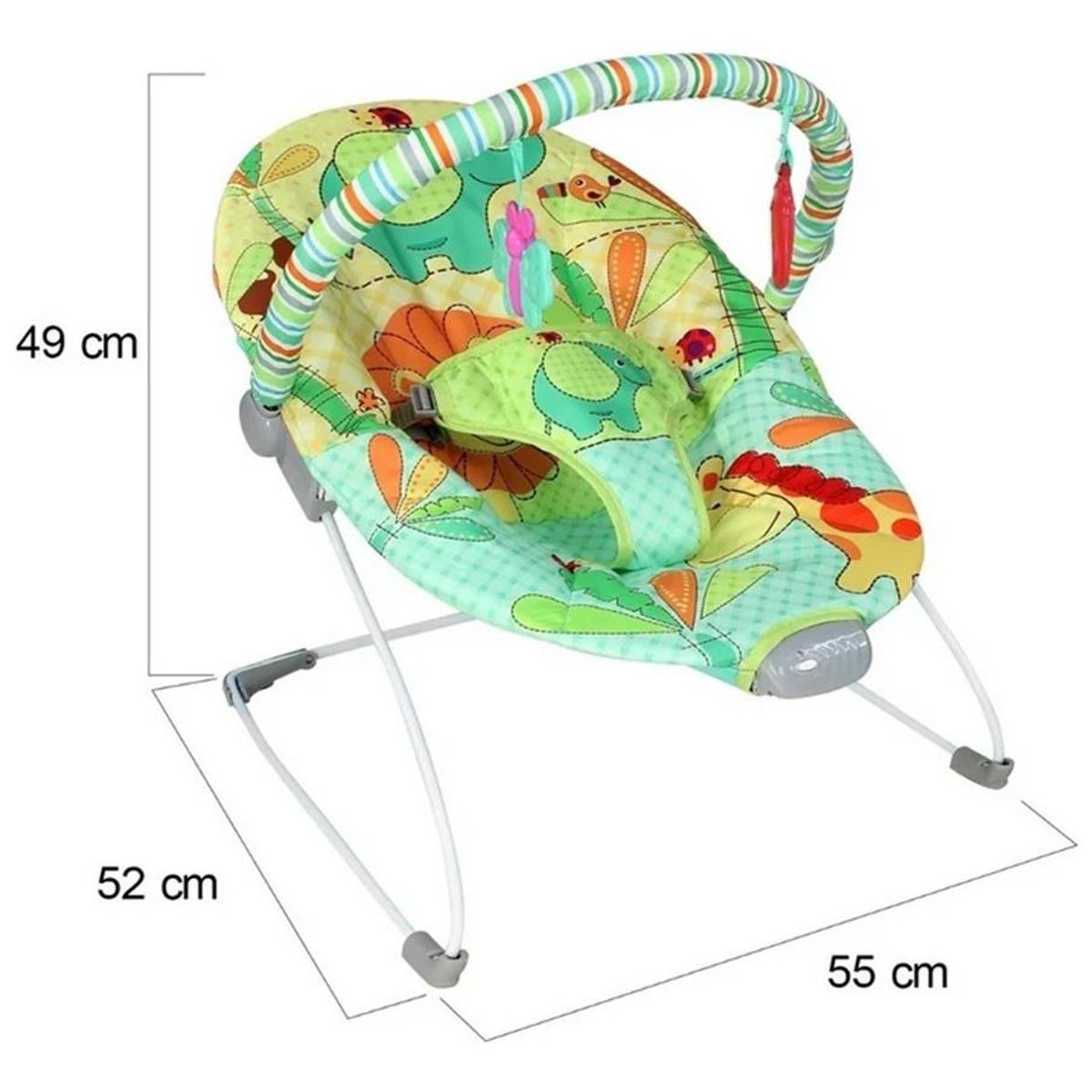 GENERICO - Silla Mecedora Vibradora con Juguetes para Bebé