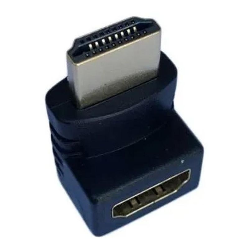 GENERICO - Adaptador Angular HDMI Macho a Hembra para Conexiones Eficientes