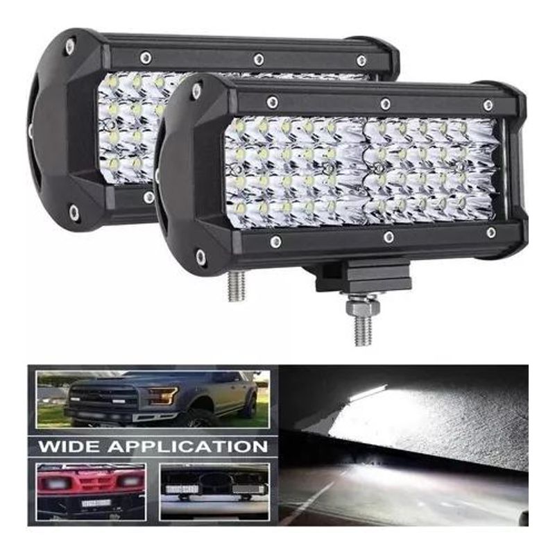 GENERICO - Pack de 2 Focos LED Neblinero 36w para Autos 12 LEDs