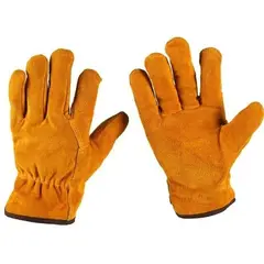 GENERICO - Guantes de Descarne Rojos para Soldadura Talla Estándar