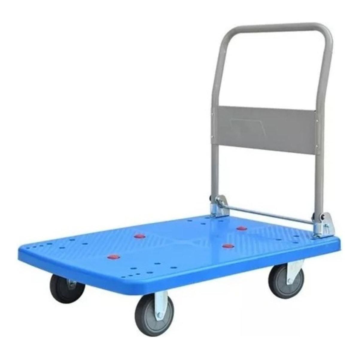 GENERICO - Carro Plegable Plataforma Grande 90x60 cm para Carga