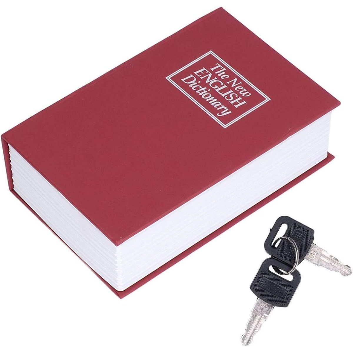 GENERICO - Caja Fuerte Simulada en Forma de Libro para Almacenamiento Seguro