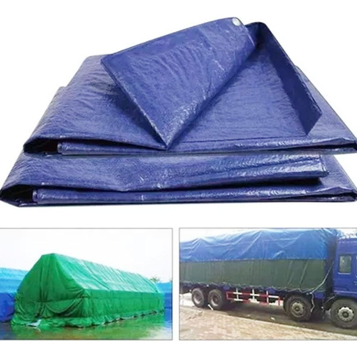 GENERICO - Lona Impermeable Multiusos de 4x10 Metros para Protección
