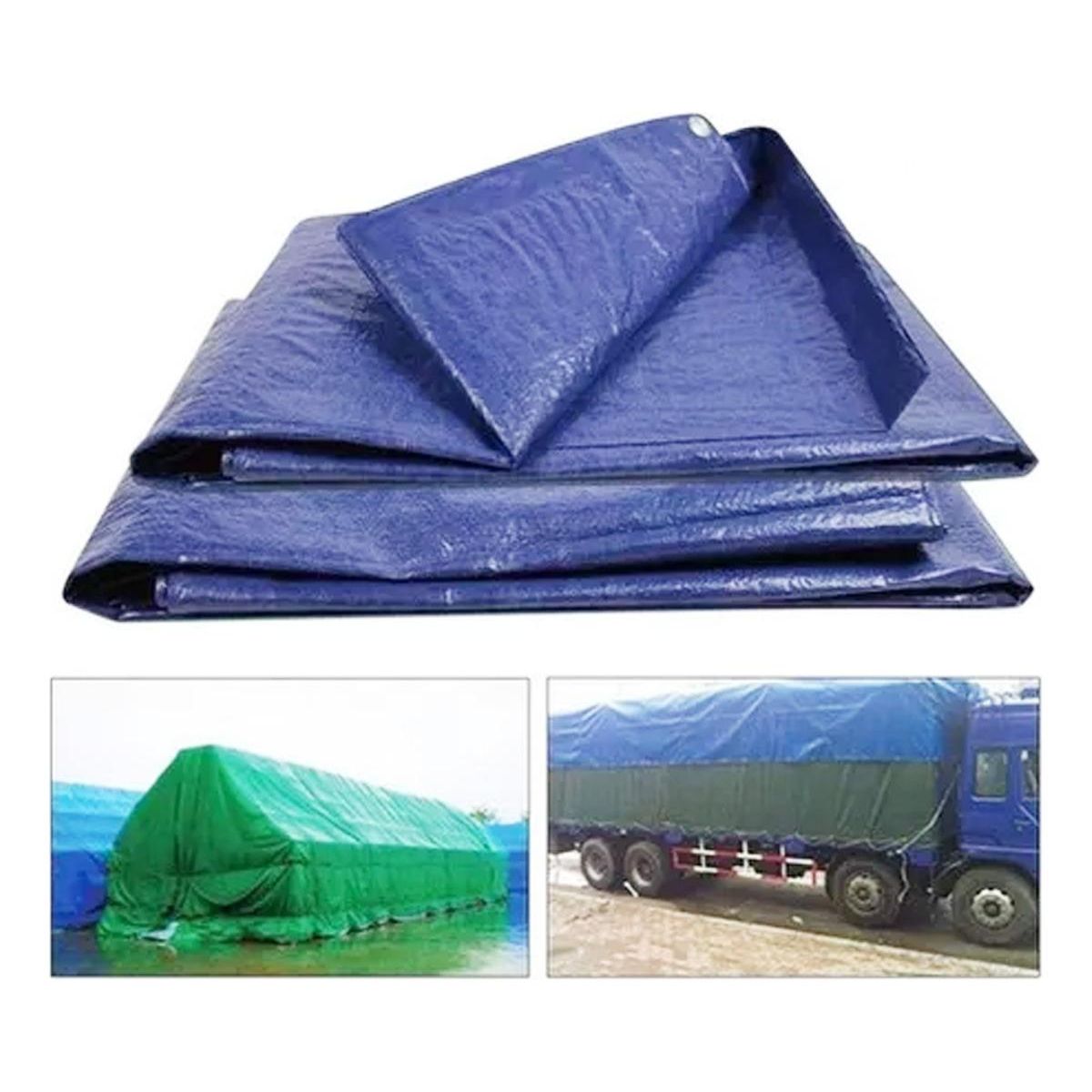 GENERICO - Lona Impermeable Multiusos de 4x10 Metros para Protección