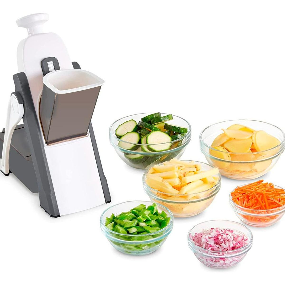 GENERICO - Cortador Mandolina Ajustable para Verduras y Frutas