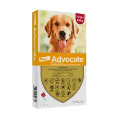 ELANCO - Advocate Pipeta Antipulga Para Perros De 10 A 25kg.
