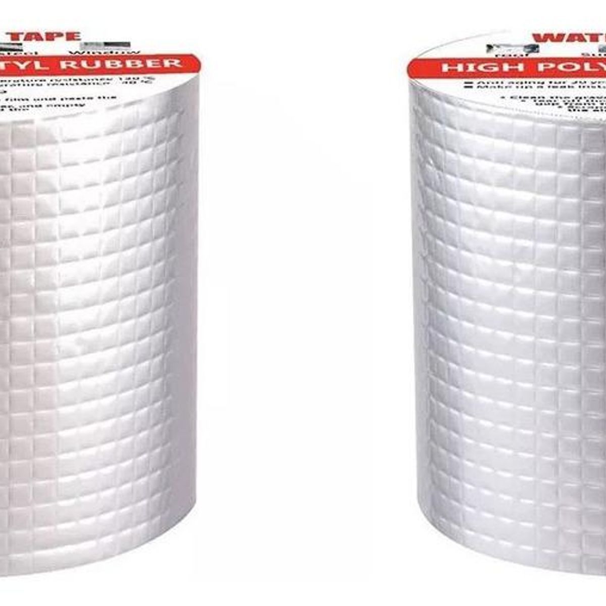 GENERICO - Pack de 2 Cintas Selladoras Impermeables 10cm x 10mts