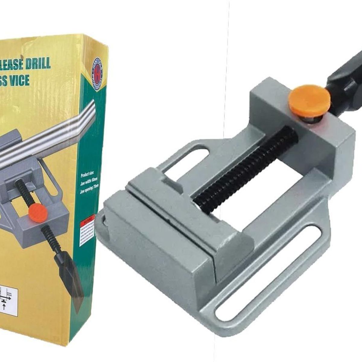 GENERICO - Prensa Plana Morsa con Soporte Fijo para Taladro