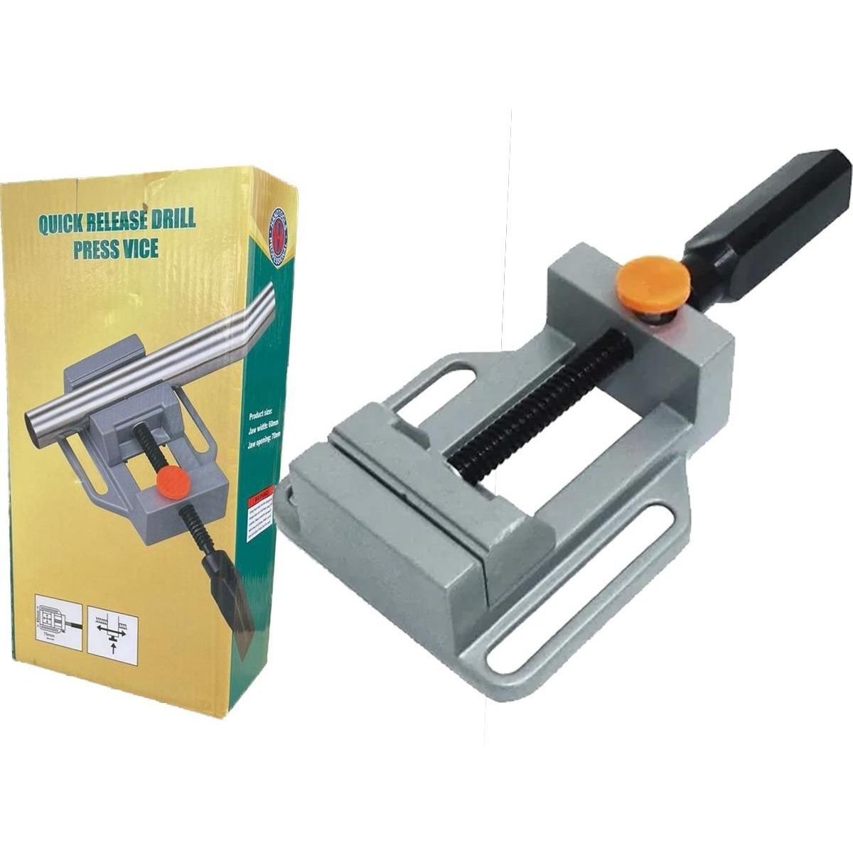 GENERICO - Prensa Plana Morsa con Soporte Fijo para Taladro