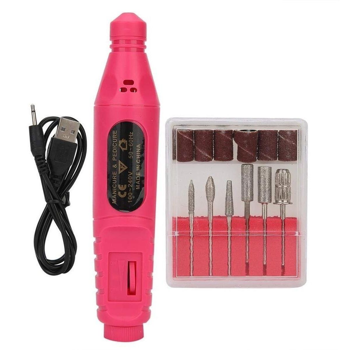 GENERICO - Torno Profesional Portátil para Manicure y Pedicure