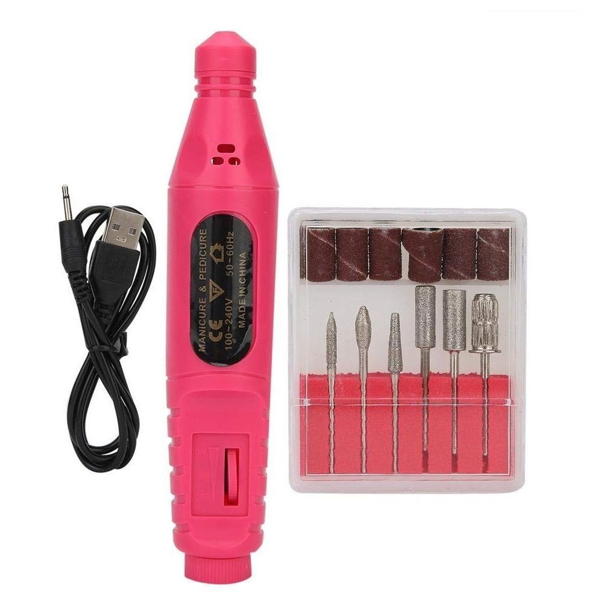 GENERICO - Torno Profesional Portátil para Manicure y Pedicure