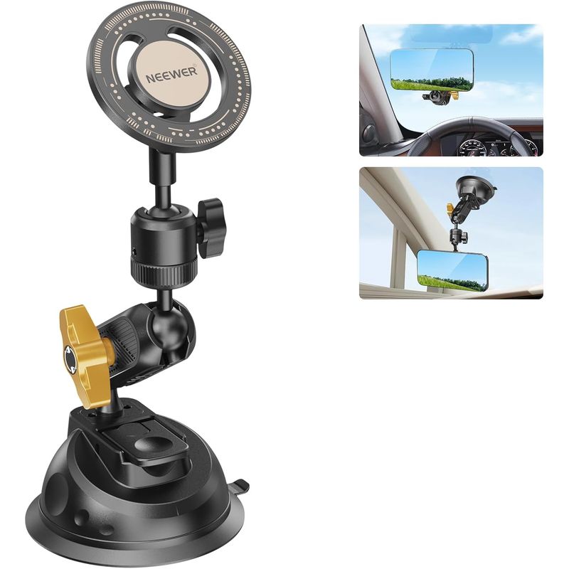 NEEWER - Soporte Ventosa Neewer CA030 con Magnético para Teléfonos