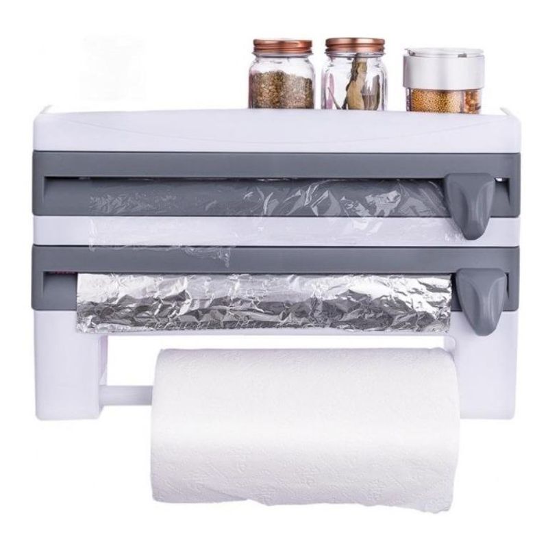 GENERICO - Dispensador Multifuncional para Toallas y Papeles de Cocina