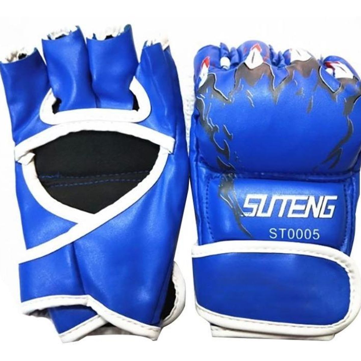 GENERICO - Guantes de Boxeo de Medio Dedo para Entrenamiento MMA.